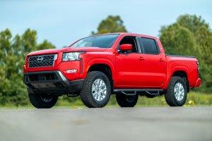 Nissan Frontier Suspension Lift Kit - Rough Country - 2.5 Inch Leveling Kit - Red - '05-'23 Nissan Frontier Suspension Lift Kit - Rough Country - 2.5 Inch Leveling Kit - Red - '05-'23